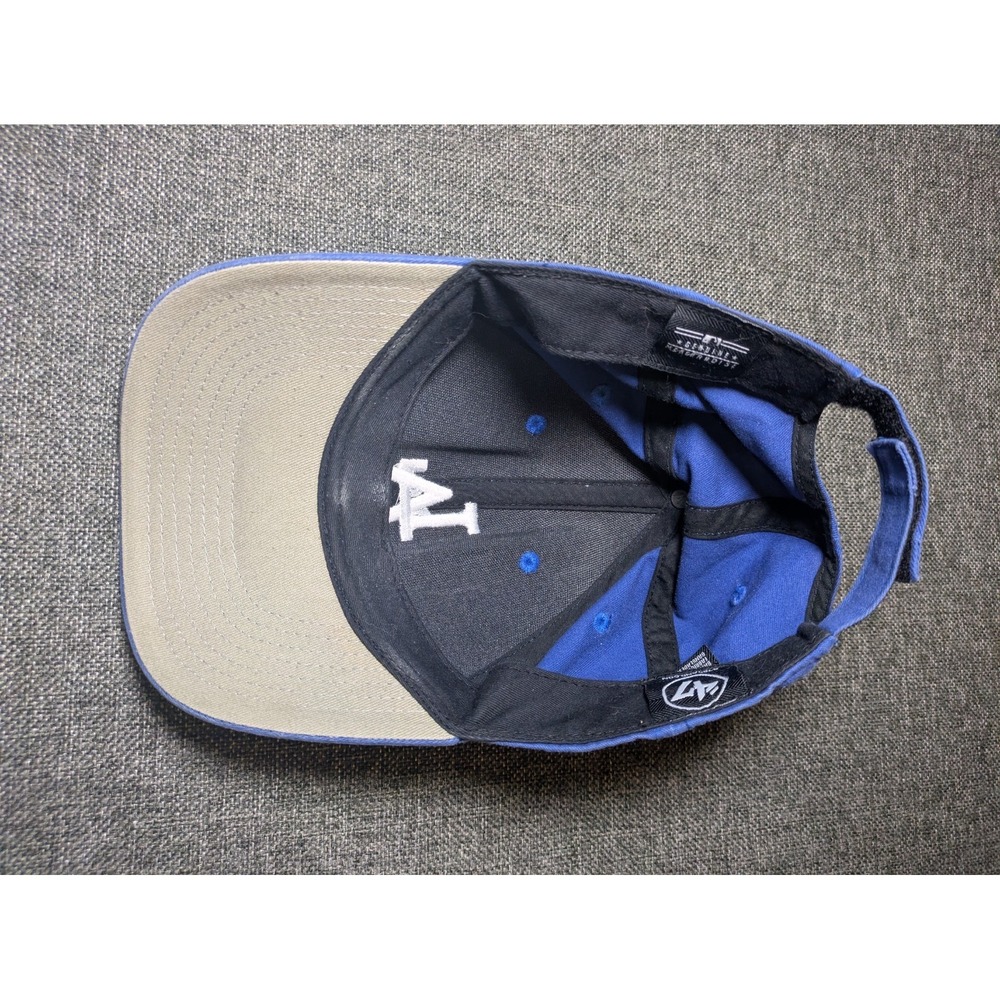 47 Brand LA Dodgers‎ Clean Up Hat Blue Adjustable Strapback MLB Kids Cap - Picture 4 of 7